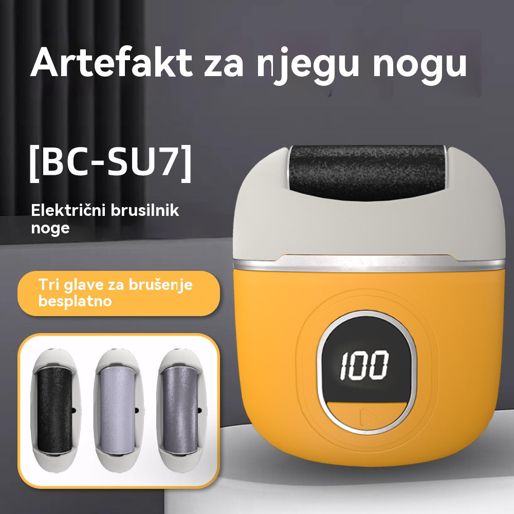 🦶🛁✨【Plaćanje pouzećem】🔥Novi model iz 2026.🔥 Potpuno nova električna turpija za stopala, uklanja žuljeve i mrtvu kožu, pogodna za mokru i suhu upotrebu