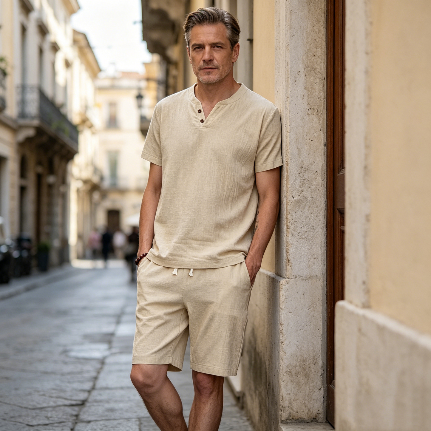 🎉😎【¡Más vendido!✨】【M-5XL】Traje casual sencillo para hombre: cómodo y versátil.