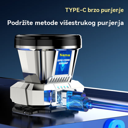 🌟💡Indukcijska LED prednja svjetla s inteligentnim USB punjenjem💥 Osvijetlite noć ovim svjetlima, savršenim za noćni ribolov, planinarenje i kampiranje.