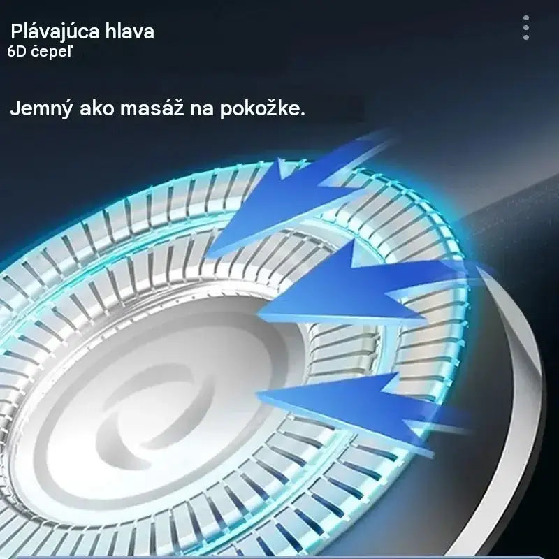 🧡Mini prenosný elektrický holiaci strojček s magnetickou a vodotesnou dvojitou hlavicou