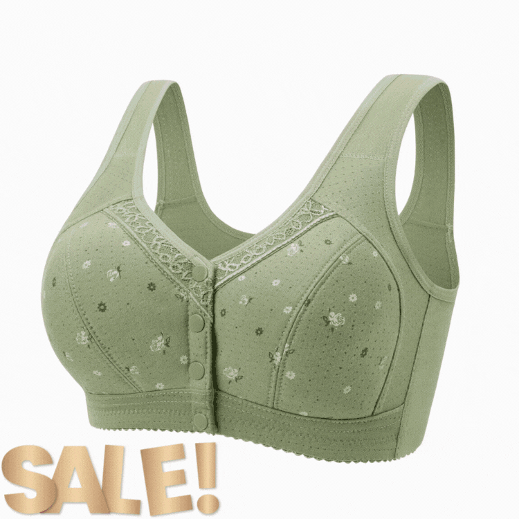 💟【Kup 1, otrzymaj 1 gratis】💌[45-100 kg] Osoby w średnim wieku i starsze bez stalowego pierścienia plus size wygodny koronkowy biustonosz typu kamizelka