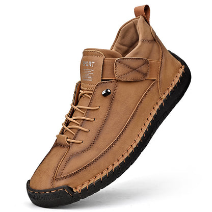 【30% OFF】【38-48】Casual obuwie męskie na co dzień, robocze, outdoorowe, szyte buty-3872059