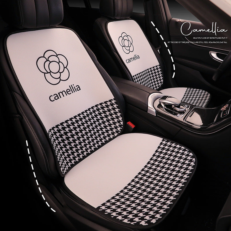 🚗🌸Oddychająca jedwabna poduszka samochodowa Camellia Ice Silk