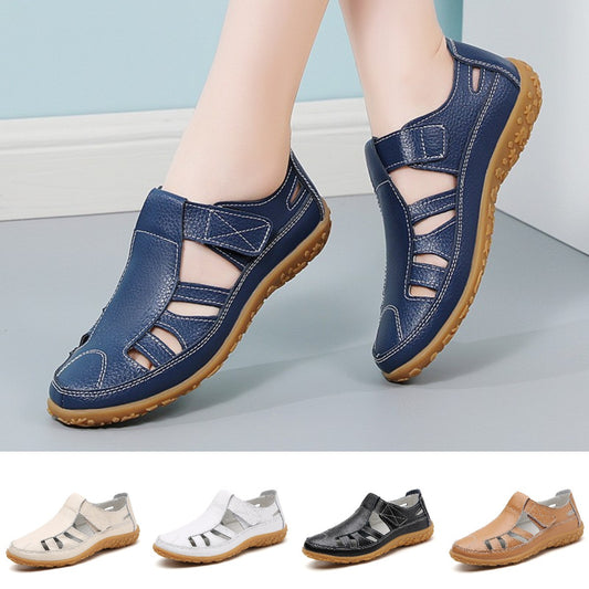 ✨【35-43】 Letnie ręcznie robione sandały retro z miękką podeszwą na rzepy