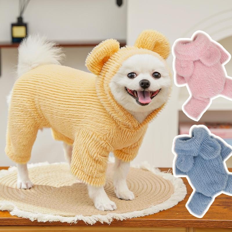 🐶🧸【0,5-10 kg】🧸 Ciepła zimowa kurtka dla psów i kotów – miękka i urocza