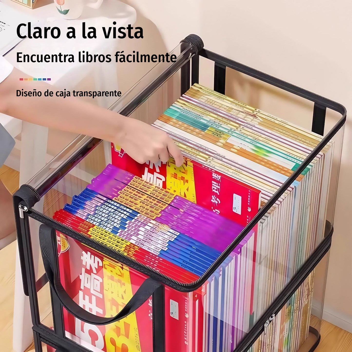 🔥3 por 29 €📦 Cajas de almacenamiento transparentes multifuncionales | Ropa, libros y mantas claramente visibles🧺