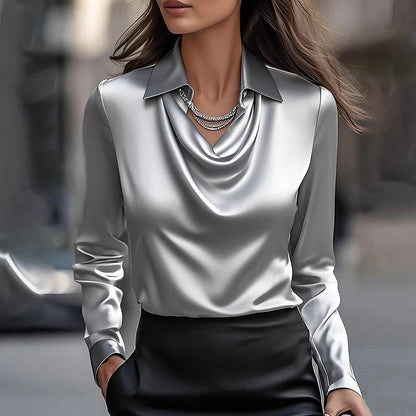 🔥🍁【Нова есен】【S-3XL】🌷Нова семпла и елегантна дамска риза