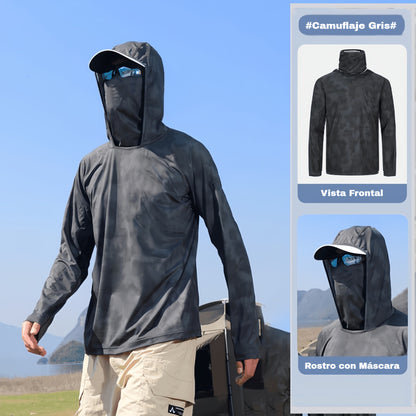 🔥【M-5XL】Ropa transpirable de protección solar para hombre, adecuada para deportes al aire libre y pesca. ✅️Pago contra entrega