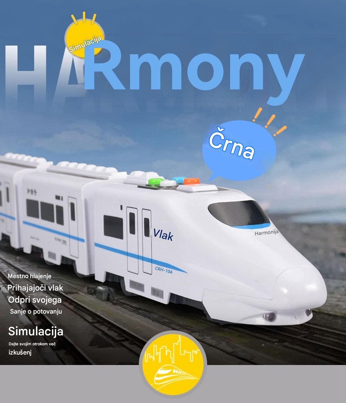 🚆✨【50 % popusta za omejen čas】Model električnega hitrega vlaka 2025