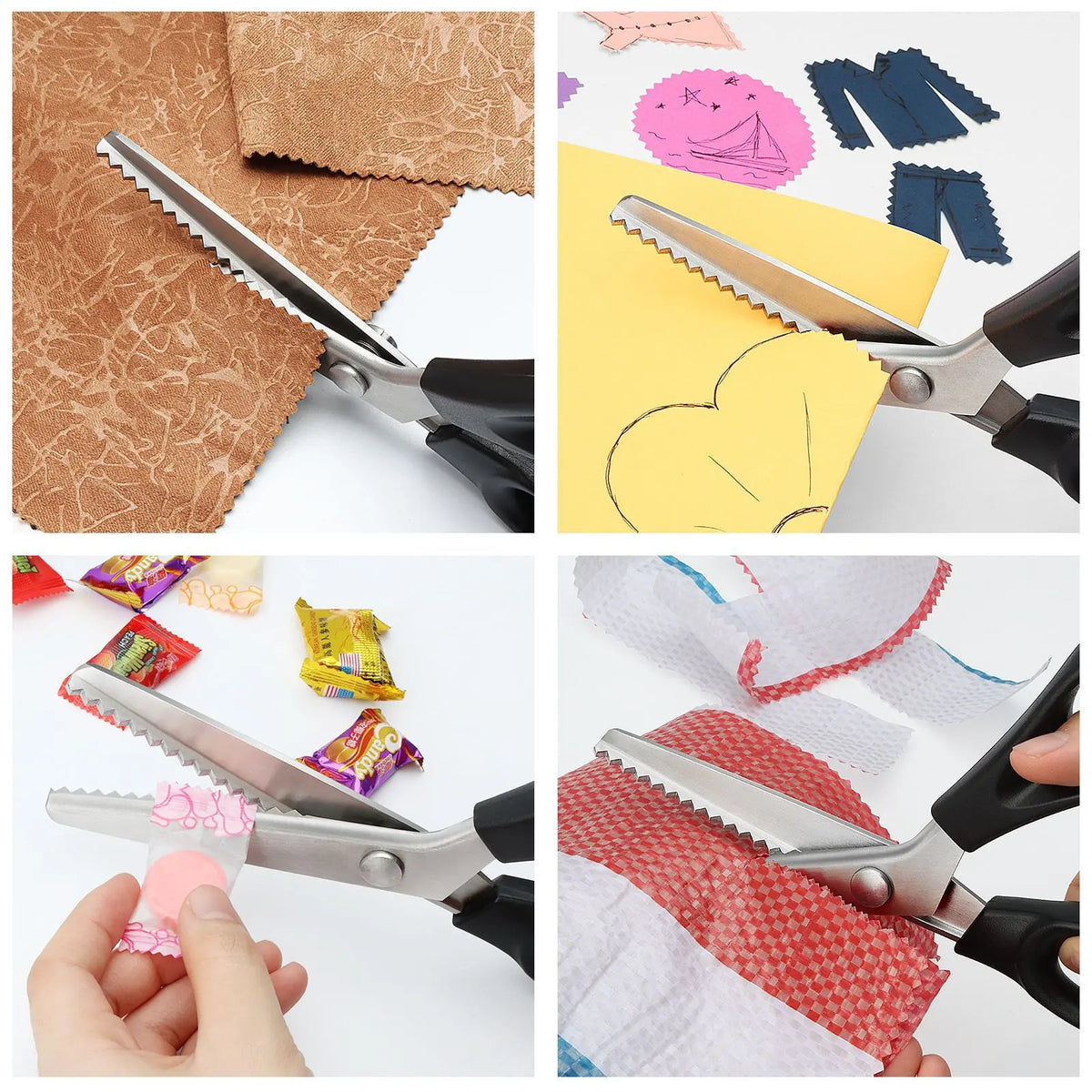 🔥✂️ Nožnice na čipku so zúbkovaným okrajom pre domácnosť – ľahko vystrihnete krásne tvary