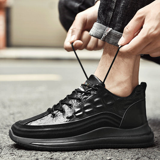 🔥✨【38-48】2025 Wiosna Moda Męskie Miękkopodeszwowe Oryginalne Skórzane Buty Casualowe