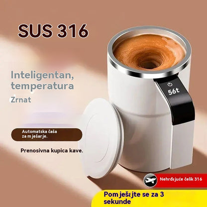 💖【Posebna ponuda】💖☕Potpuno automatski set električnih šalica za kavu s automatskom magnetskom miješalicom