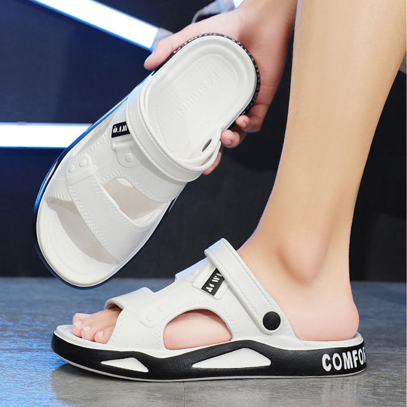 【50% de descuento por tiempo limitado】Nuevas sandalias de playa para hombre 2026, antiolor, ideales también para conducir y uso casual.
