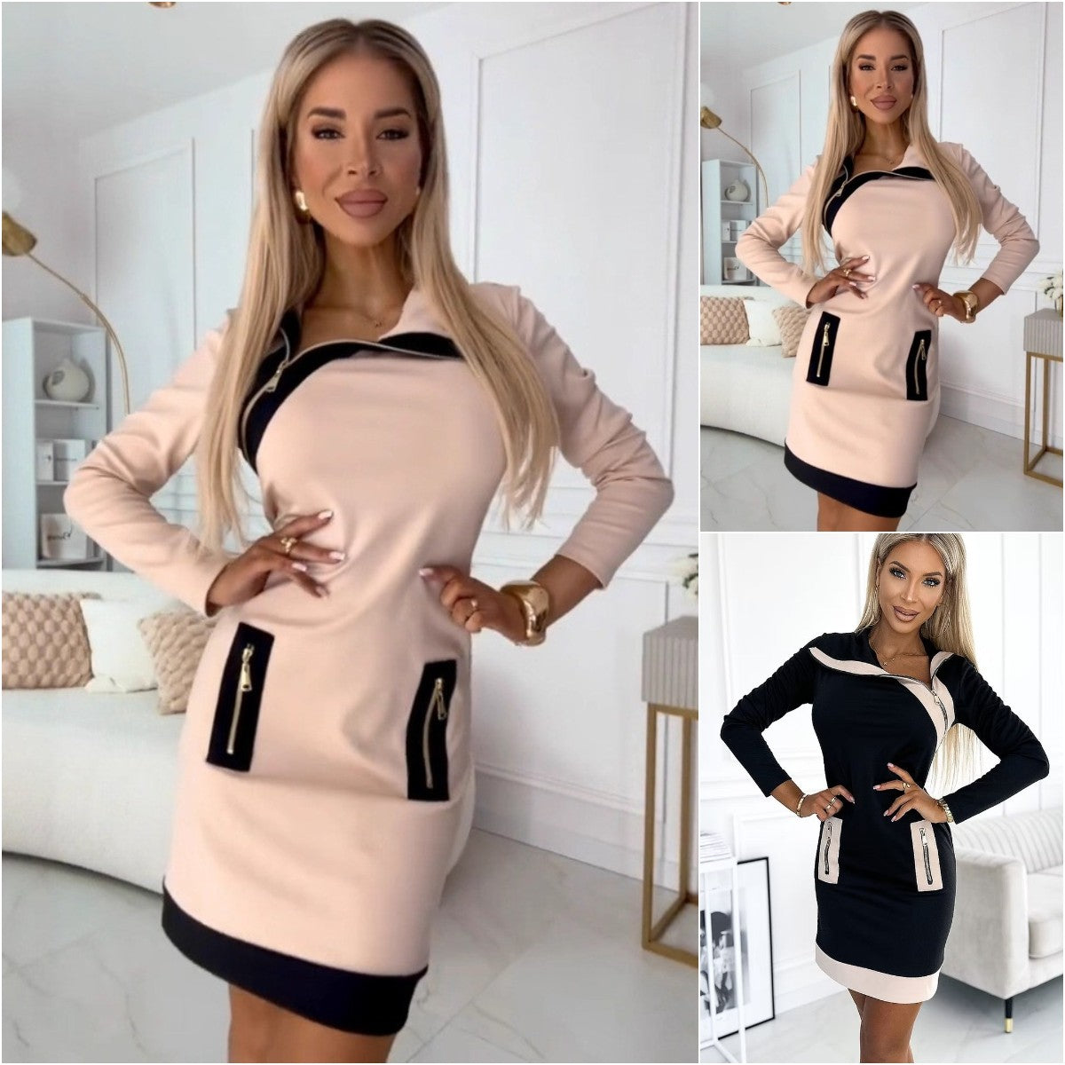 🔥🎉【Oferta specjalna✨】【S-3XL】Gorące zimowe sukienki damskie, do 50% zniżki!