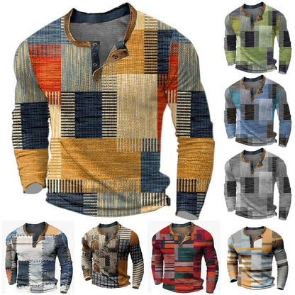 🏆【S–5XL】Novitet za jesen/zimu: elegantan muški gornji dio s kontrastnim dizajnom i udobnim krojem za velike veličine.