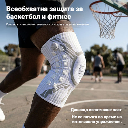👍🦵【50% отстъпка🔥】Спортни наколенки с амортисьорна пружинна опора, подходящи за бягане и фитнес на открито