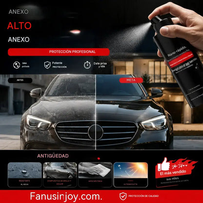 🚗 🏆 Spray para el cuidado del coche: brillo instantáneo, protección completa, no deja marcas ✨🧼💦