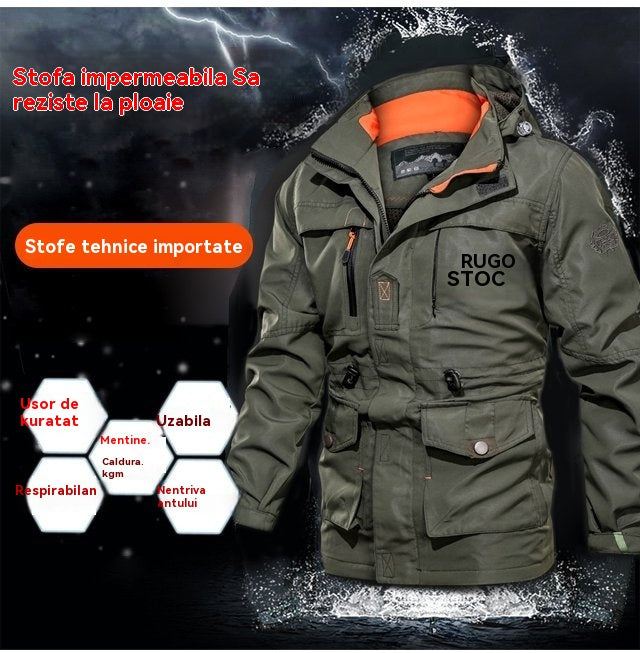 【M-5XL】Moška vodoodporna in vetrovno odporna jakna, jesen 2025