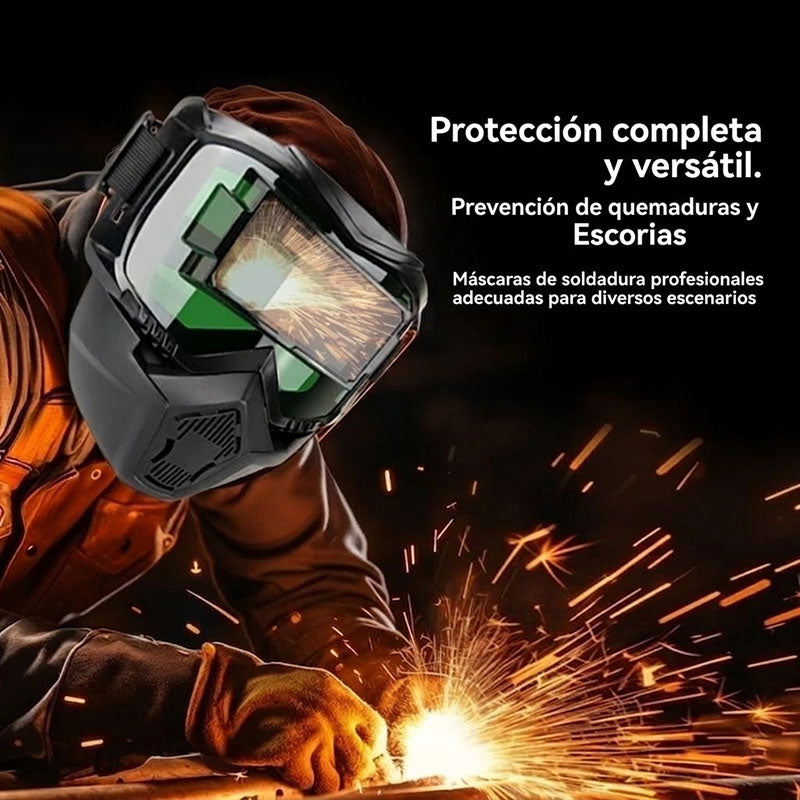 🔥😎Casco de soldadura totalmente automático con cambio de luz y máscara protectora montada en la cabeza para soldadores