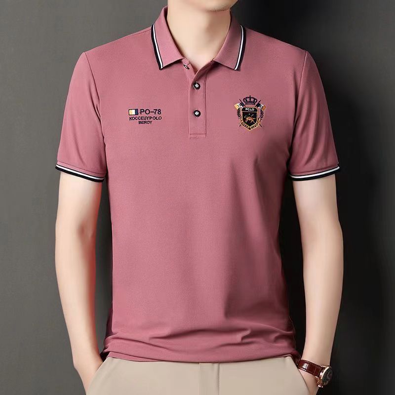👔【Oferta por tiempo limitado - 50% de descuento】【M-4XL】💥Nueva camiseta polo para hombre de color liso 🎉