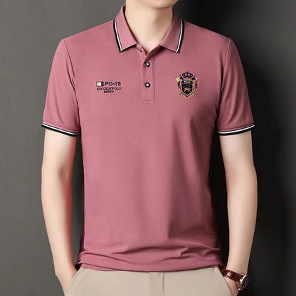 👔【Oferta por tiempo limitado - 50% de descuento】【M-4XL】💥Nueva camiseta polo para hombre de color liso 🎉