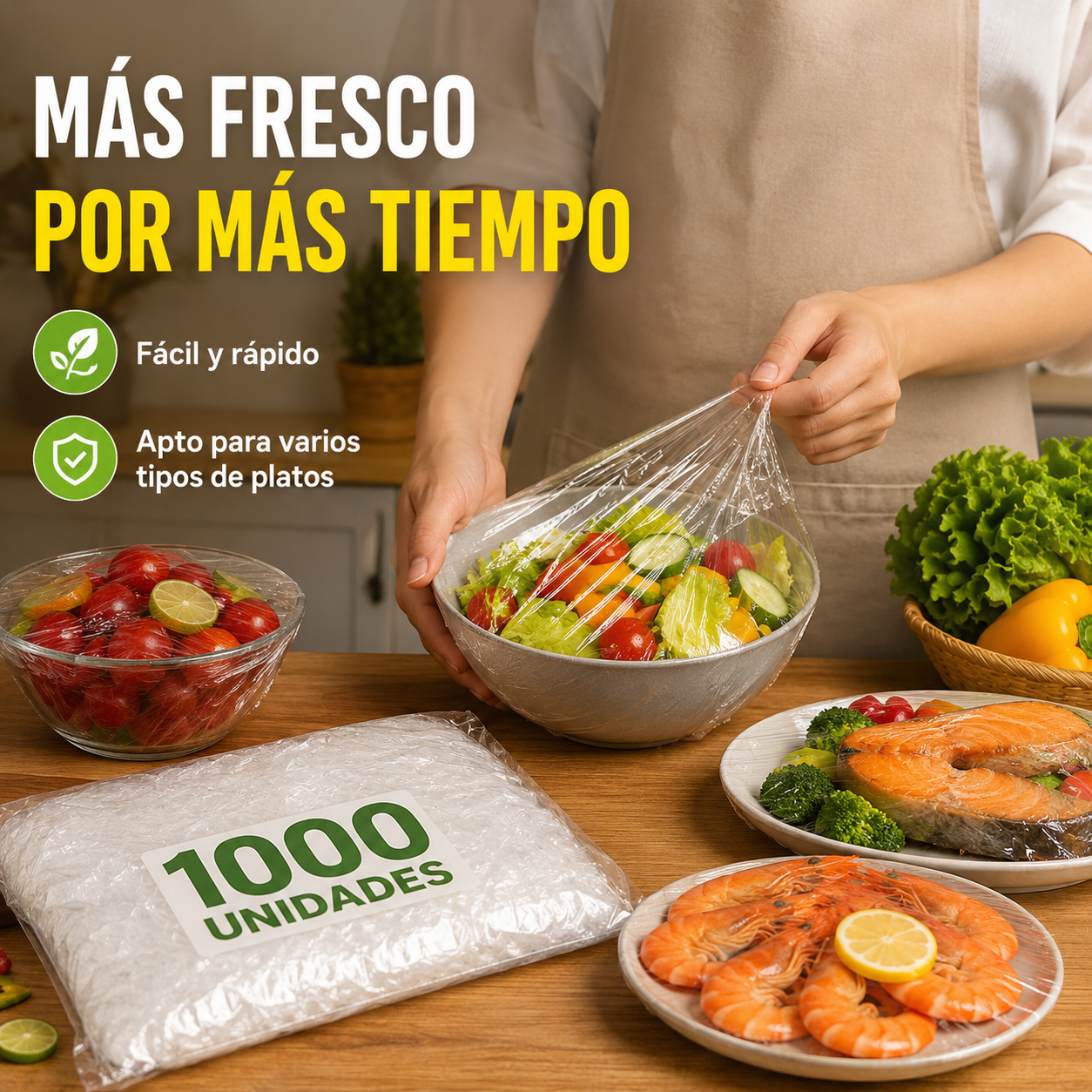 🔥🎉【Paquete de 200】Tapas desechables aptas para alimentos para una protección rápida y práctica de los alimentos🥪🍛