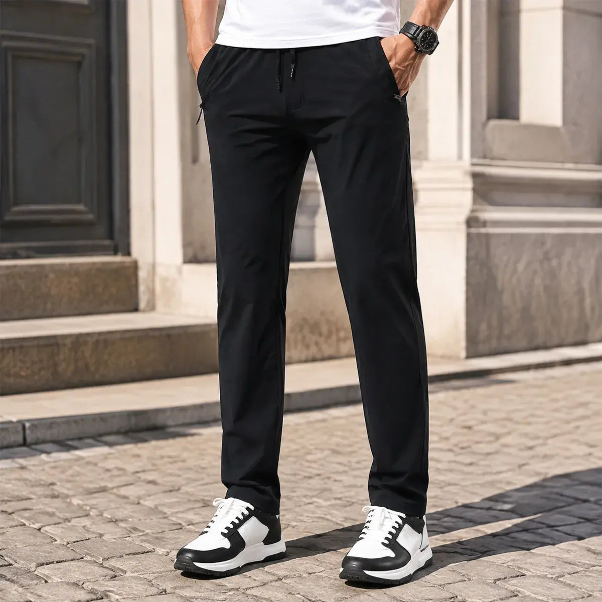 【40-115 kg】🔥【Vremenski ograničeno 50% popusta】(M-5XL) Nove elastične hlače od ledene svile za ljeto 2026.