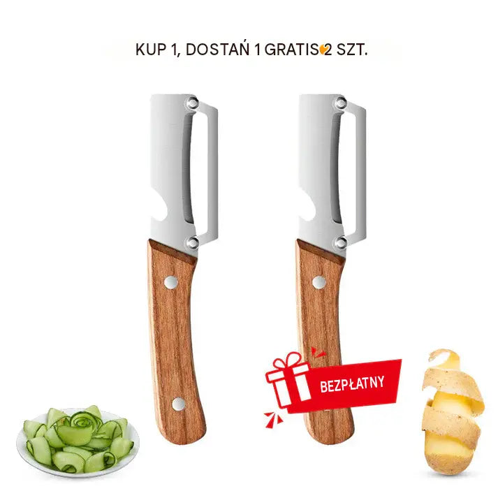 💥Kup jeden, a drugi dostaniesz gratis!💥🔪Wielofunkcyjna obieraczka ze stali nierdzewnej🧅