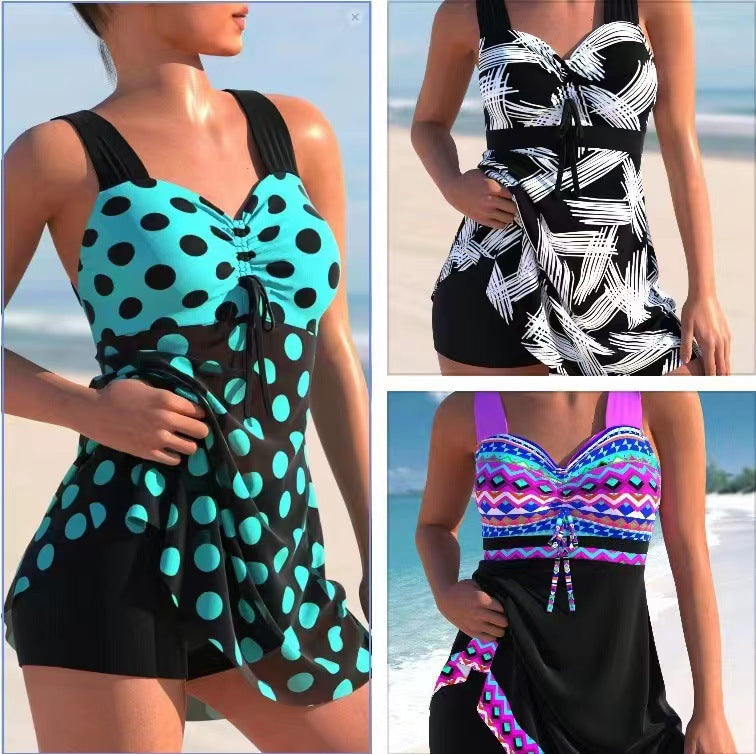 🩱🏖️【50% ZNIŻKI】【S-4XL】2025 nowy damski kostium kąpielowy z nadrukiem