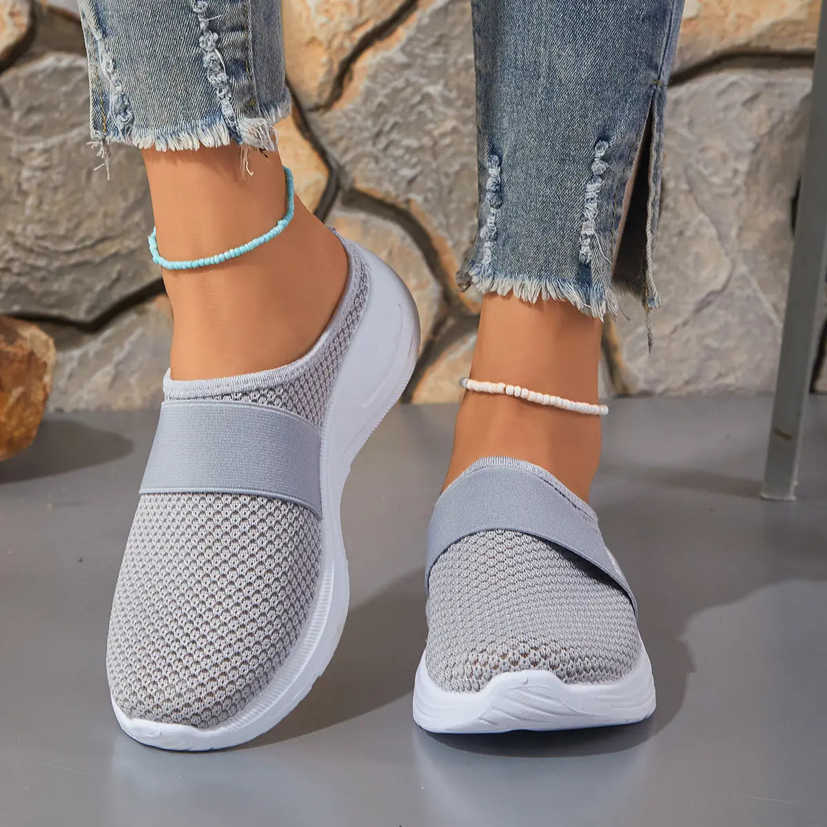 🎁【36-41】Zapatos de mujer informales y transpirables de malla | Ligeros, cómodos y que aumentan la estatura ✅️Pago contra entrega