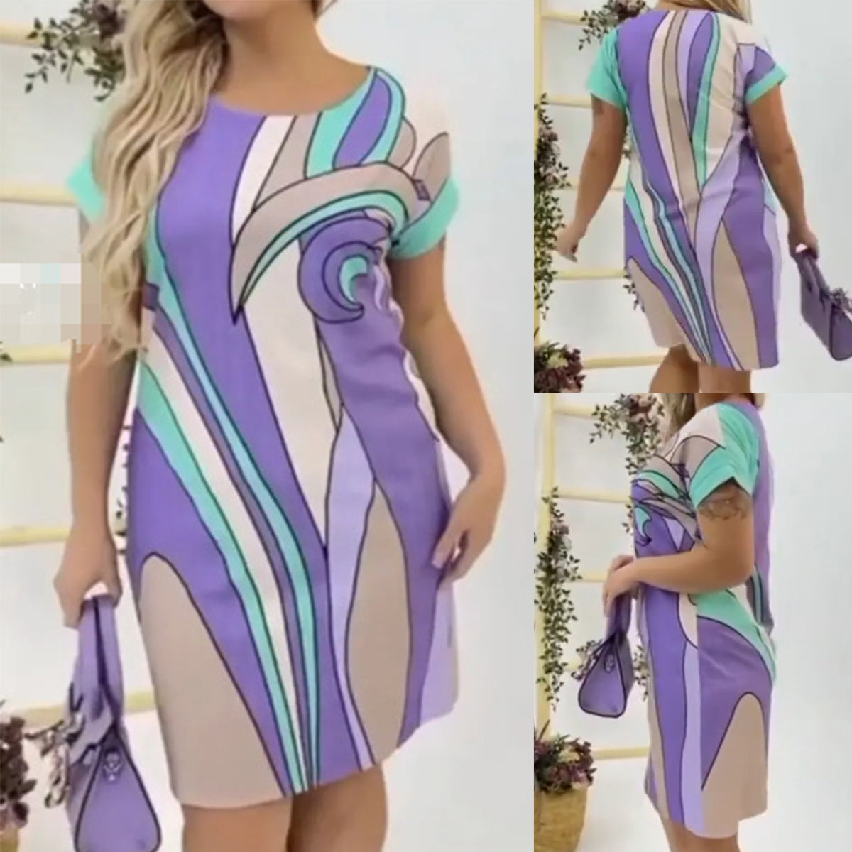 ✨🌸【S-5XL】2024 nowa letnia sukienka z szyfonu3689685