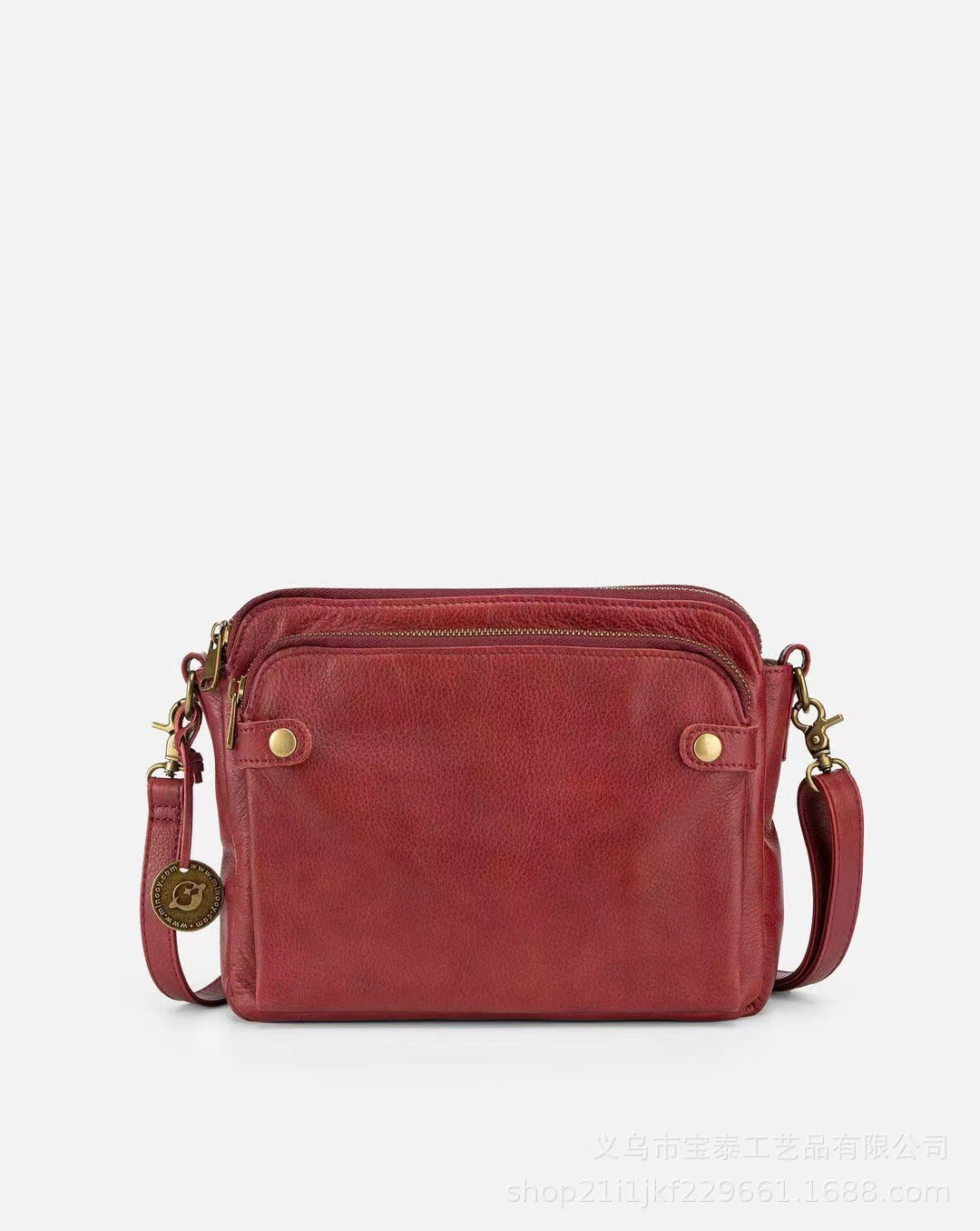 💝👜Bolso de hombro francés de piel de tres capas ✅️Pago contra entrega