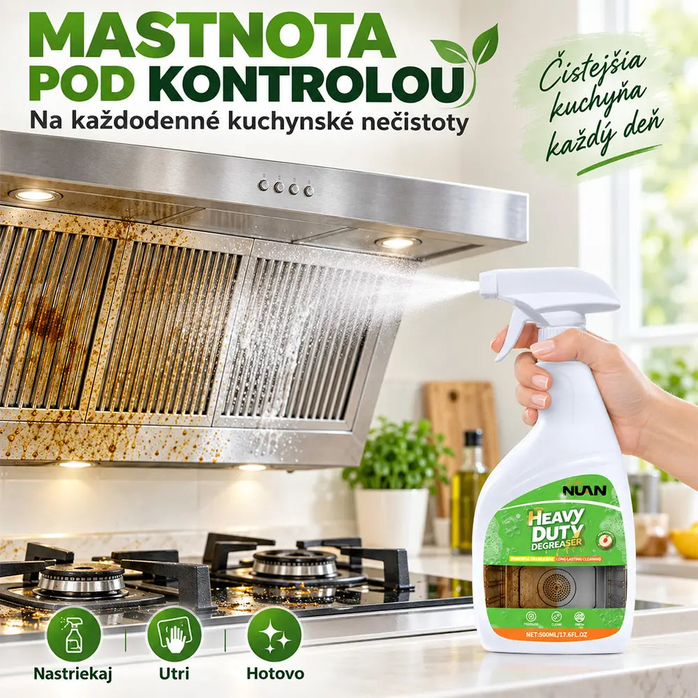 🔥Zľava 50 %🔥 Nový čistič mastnoty — Stačí nastriekať a škvrny sa samy rozložia; žiadne namáhavé drhnutie nie je potrebné.