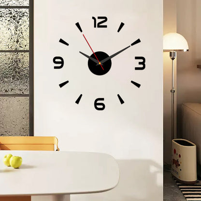 🕑✨Reloj de pared acrílico luminoso 3D sin necesidad de taladrar (requiere montaje)