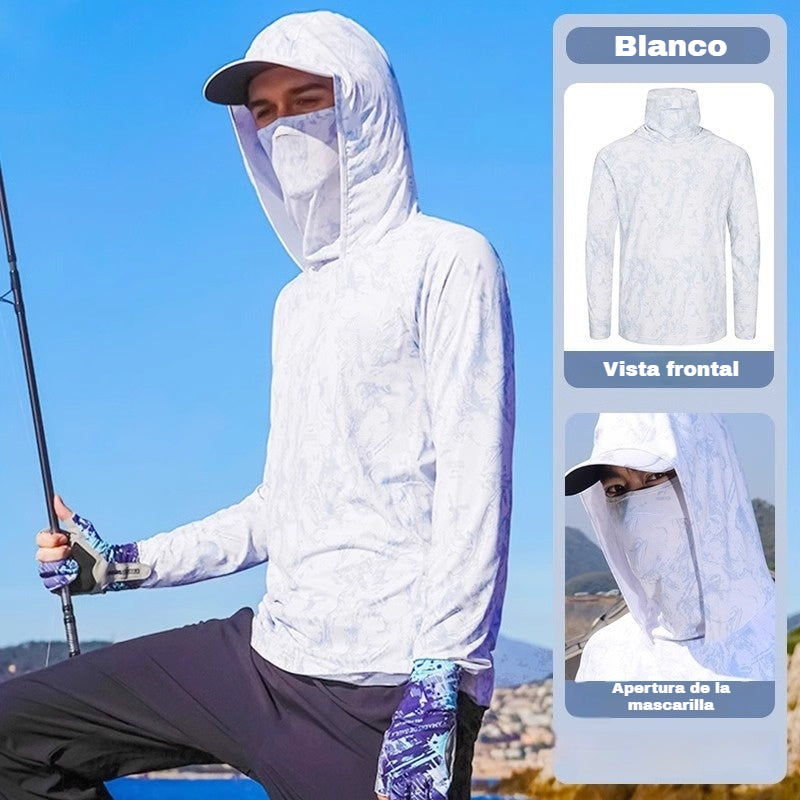 🔥【M-5XL】Ropa transpirable de protección solar para hombre, adecuada para deportes al aire libre y pesca. ✅️Pago contra entrega
