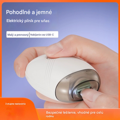 💅 ✨ Elektrický pilník na nehty, tichý, bezpečný pro miminka, jemná a bezpečná péče o nehty 👶🔧