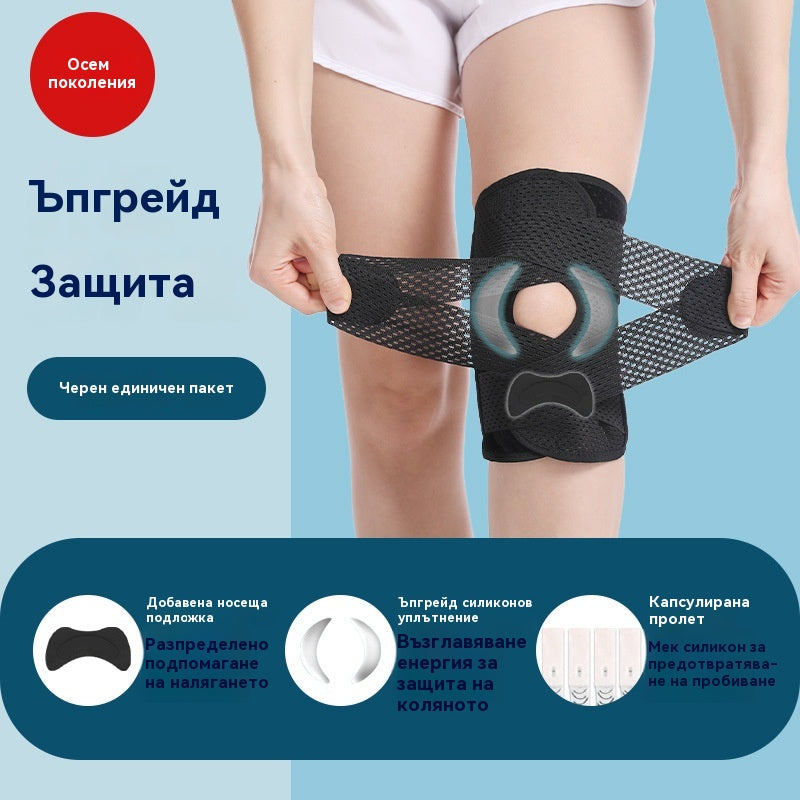 🔥🦵【Купете едно, вземете едно безплатно】Двойни пружинни наколенки, подходящи за бягане, колоездене, спортове с топка и др.