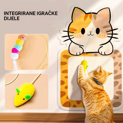 🐈🏆💥【Plačilo ob dostavi】🔥Stensko mačje praskališče - navpično kockasto mačje praskališče - namestitev ni potrebna