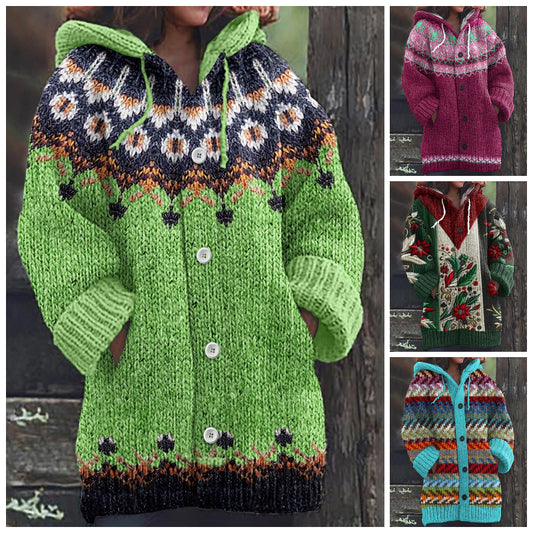 🥰[S-5XL] 2024 zimowy, wygodny damski sweter w stylu retro w nowym stylu-3805726