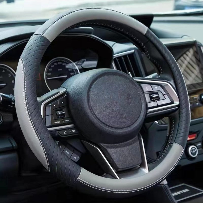 👍🔥Poťah na volant z pravej kože – univerzálny poťah na volant do auta, protišmykový, odolný