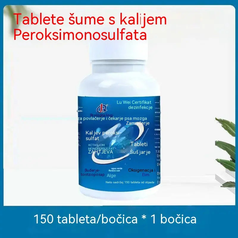 【150 kapsula】Šumeće tablete za čišćenje vode u akvarijima i ribnjacima