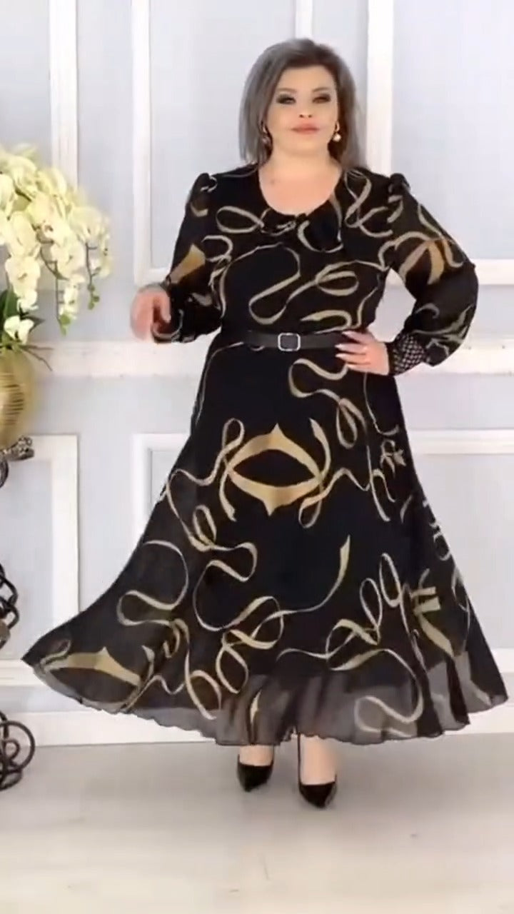 🎉🎆【S-5XL】2025 nowa klasyczna retro elegancka szlachetna długa spódnica