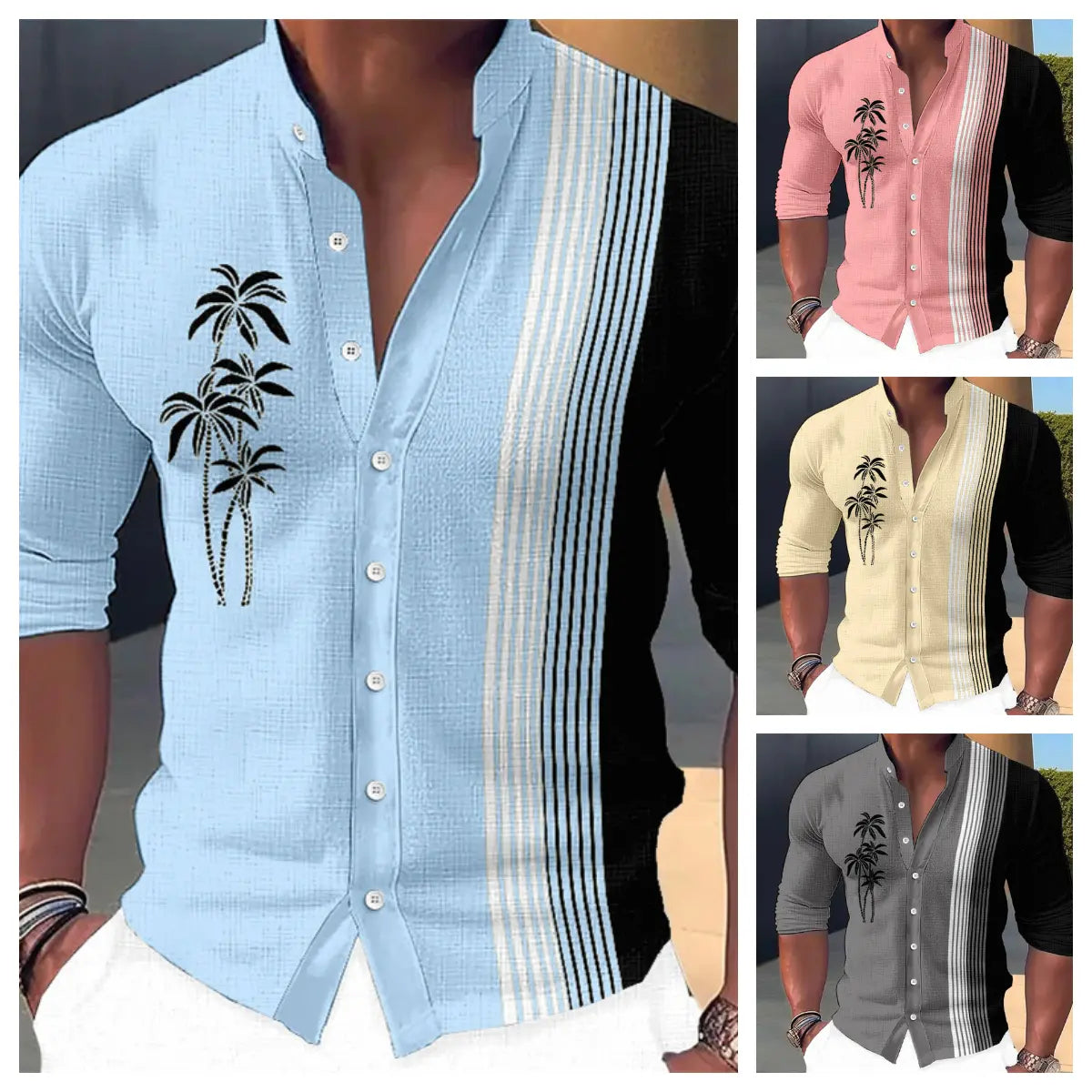 【🏖️🔥Letnia oferta specjalna】【S-6XL】Nowa letnia męska prosta lniana koszula – miękka i przyjazna dla skóry