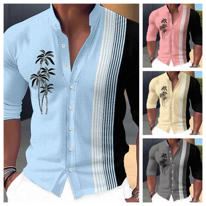 【🏖️🔥Letnia oferta specjalna】【S-6XL】Nowa letnia męska prosta lniana koszula – miękka i przyjazna dla skóry