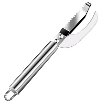🍲🐟【Oferta 2-częściowa】Wielofunkcyjny nóż ze stali nierdzewnej do skutecznego skrobania łusek ryb