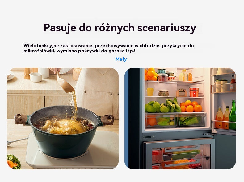 📢【 50% zniżki】Silikonowe pokrywki do żywności, które zachowują świeżość.osłona przeciwbryzgowa