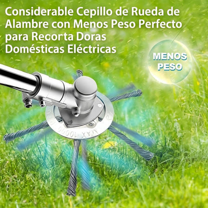 💯💯Mitad de precio！！【2 piezas 】Disco de corte para cortacésped de alambre de acero de 6 pulgadas