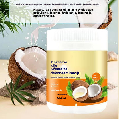 🥘🧼【Kupite 1, dobijte 1 gratis】Višenamjenska krema za čišćenje kućanstva za uklanjanje ulja, hrđe i kamenca.Višenamjenski, s jakim mogućnostima čišćenja i uklanjanja kamenca.