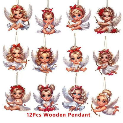 ✨🎄🧚‍♀️Kup 1, a 1 dostaniesz gratis🎁👼Drewniana dekoracja świąteczna Anioł