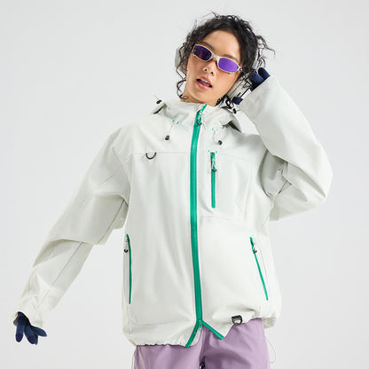 🔥【Jesienny nowy styl】【S-3XL】🍁Wodoodporna sportowa kurtka z kapturem, unisexowa odzież górska